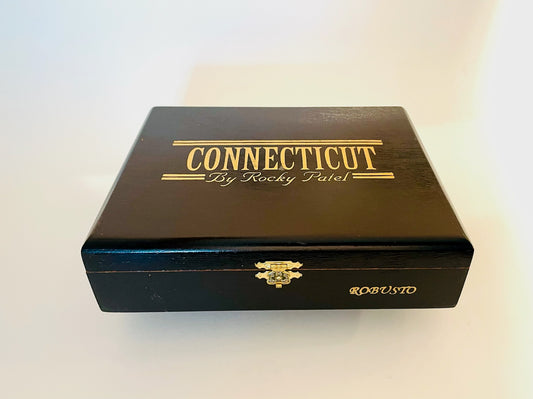 Connecticut By Rocky Patel Black Cigar Box