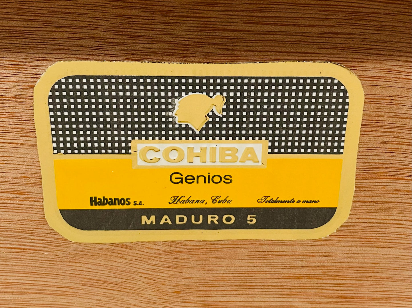 Cohiba Maduro Hand Made Black Humidor Box