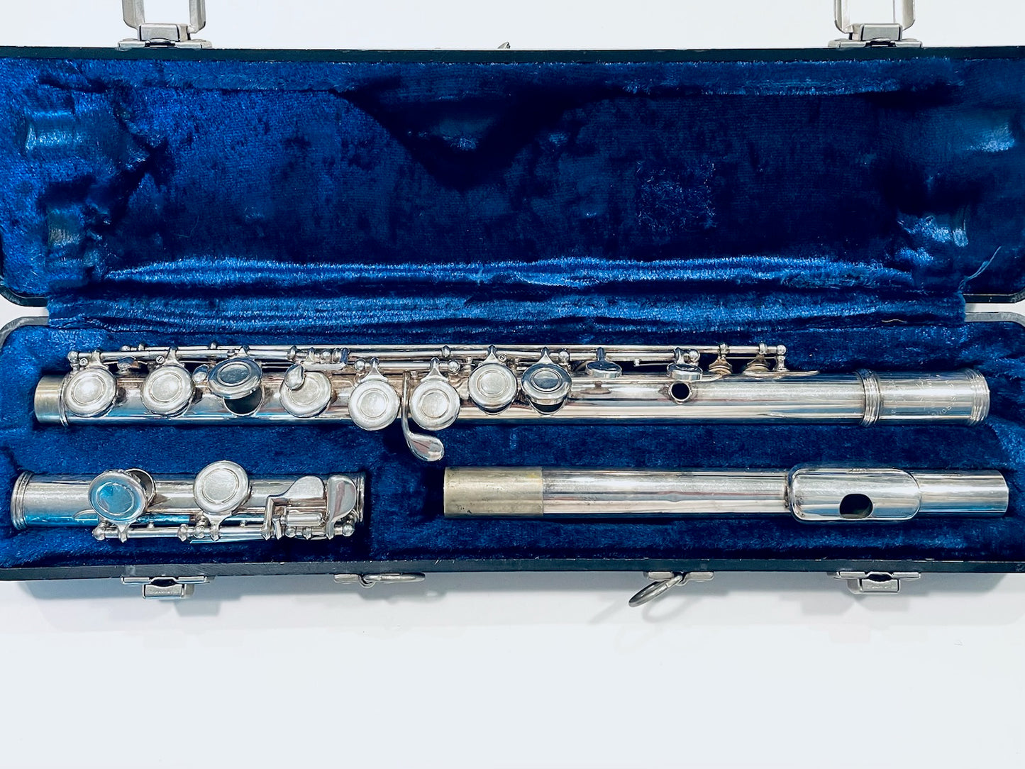 WT Armstrong Elkhart Ind 104 Silver Plated Flute Orignial Case