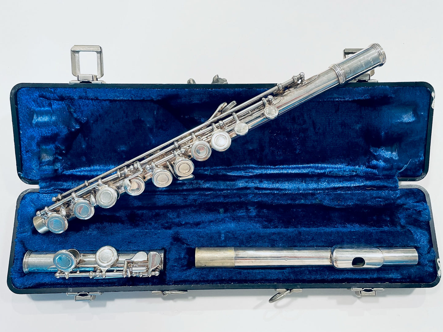 WT Armstrong Elkhart Ind 104 Silver Plated Flute Orignial Case