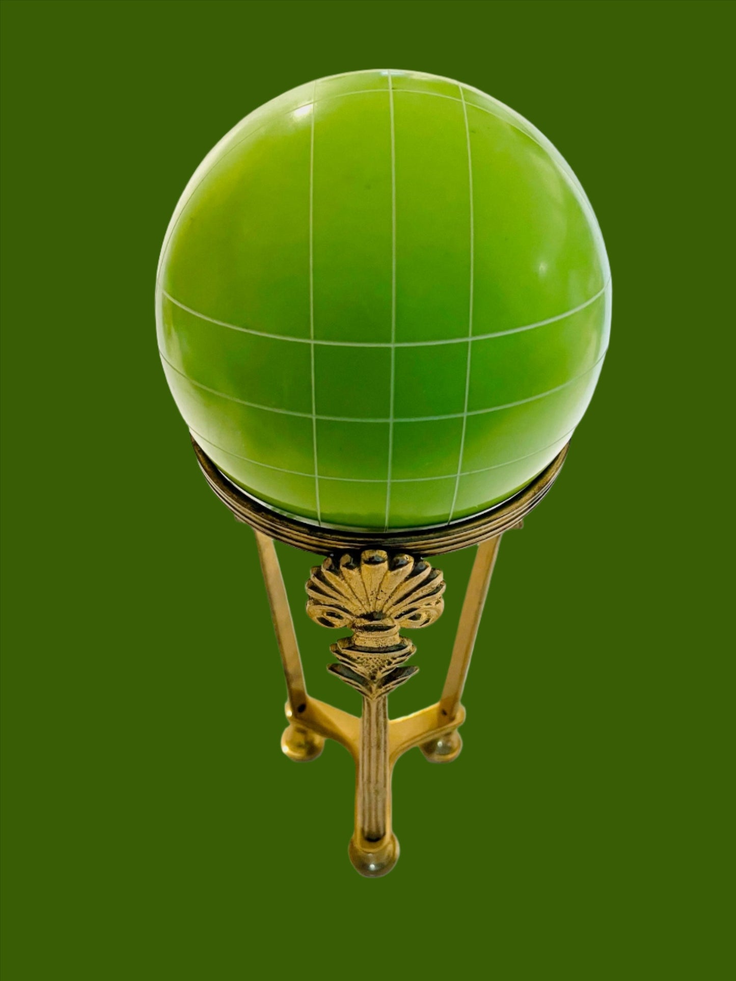 Abstract Modern Green Geometric Decorative Ball