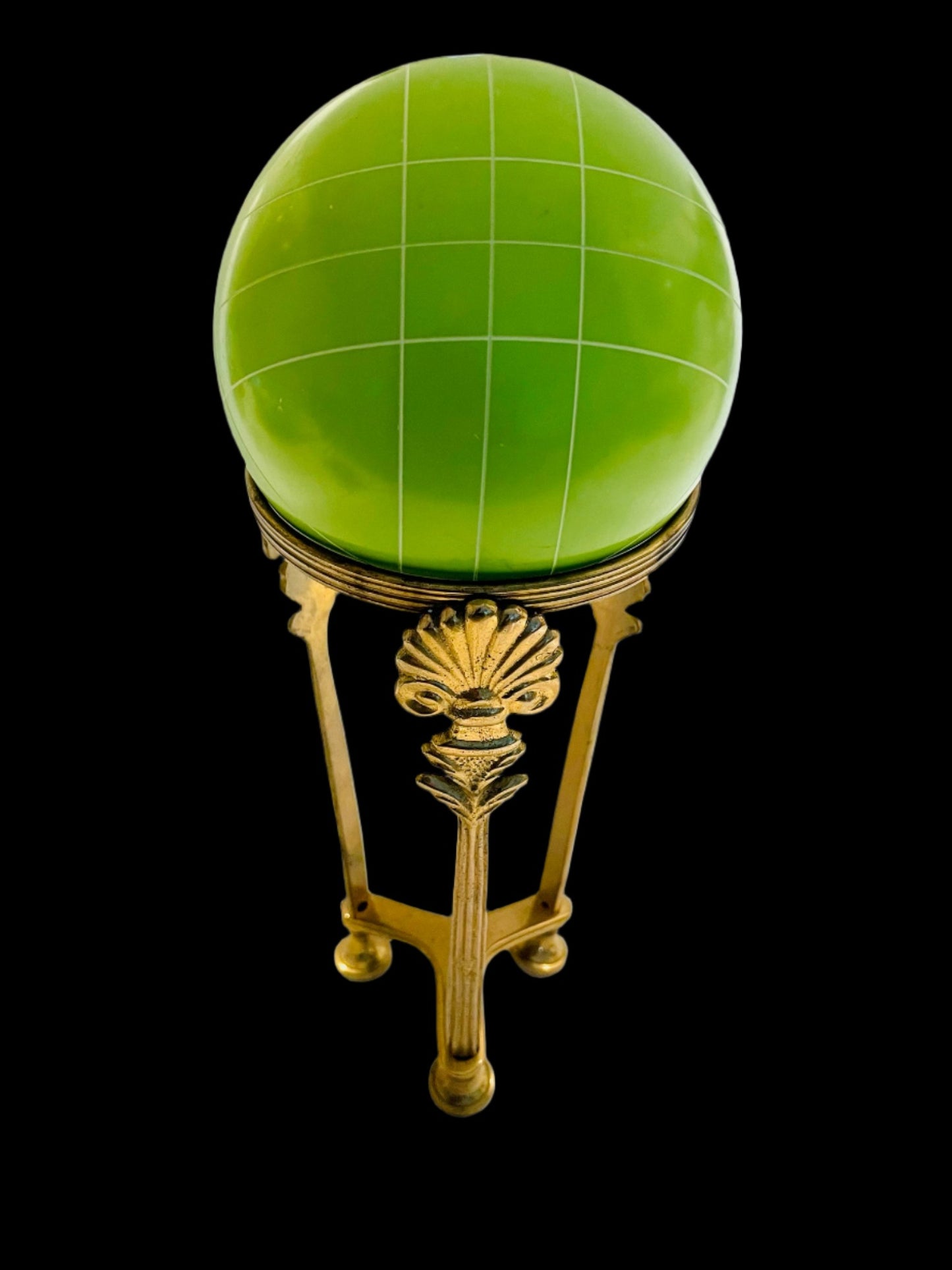 Abstract Modern Green Geometric Decorative Ball