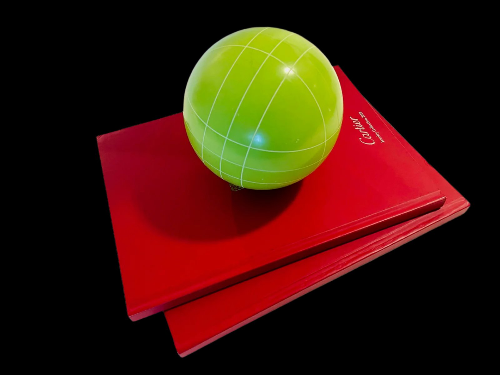 Abstract Modern Green Geometric Decorative Ball