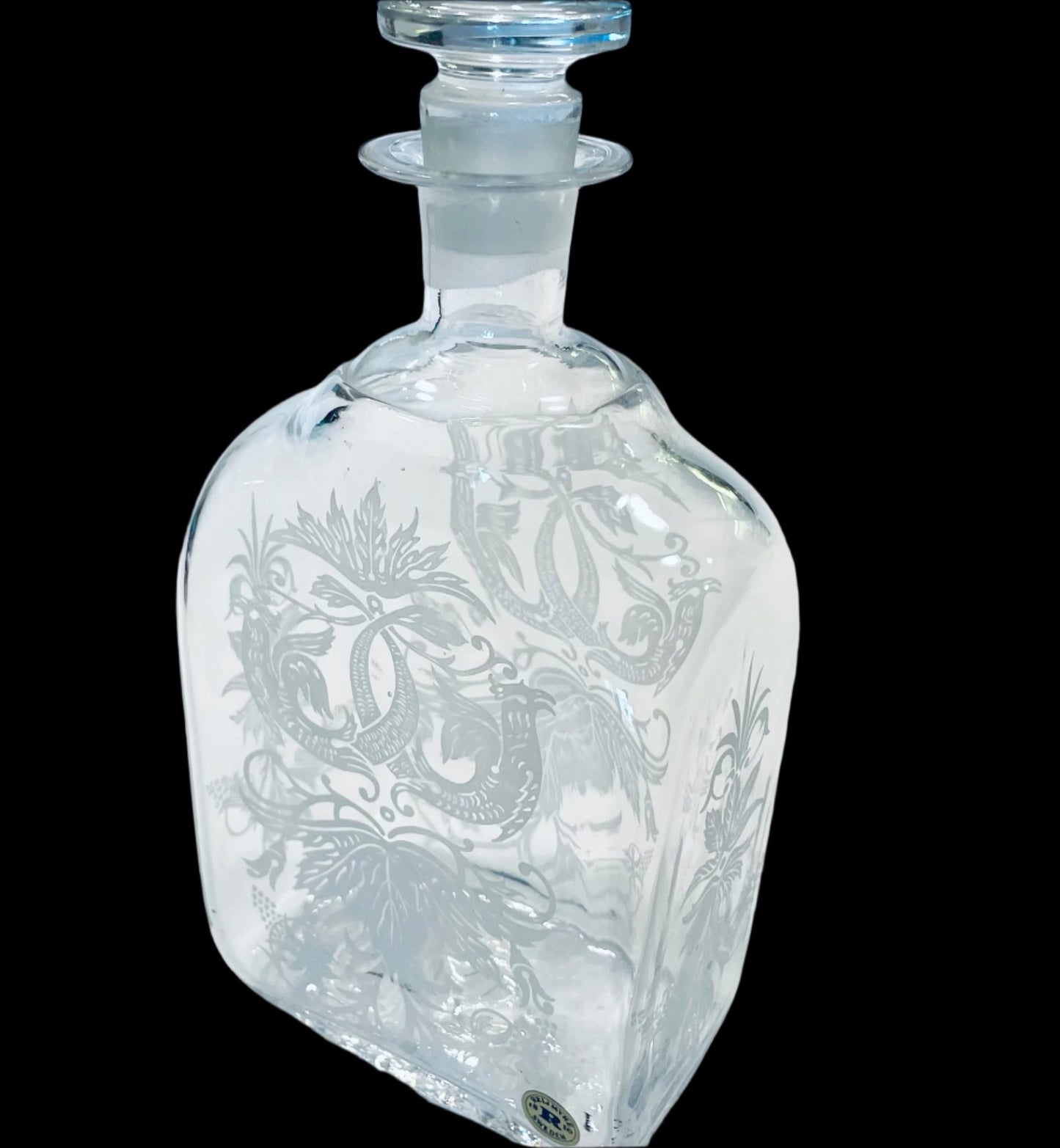 Reijmyre Sweden Glass Decanter