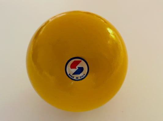 Bocce Decorative Yellow Ball Made in Italy