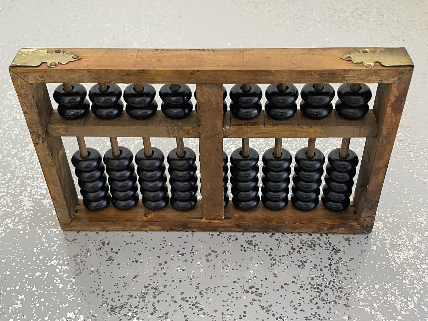 Abacus Black Beads Old Style Calculator