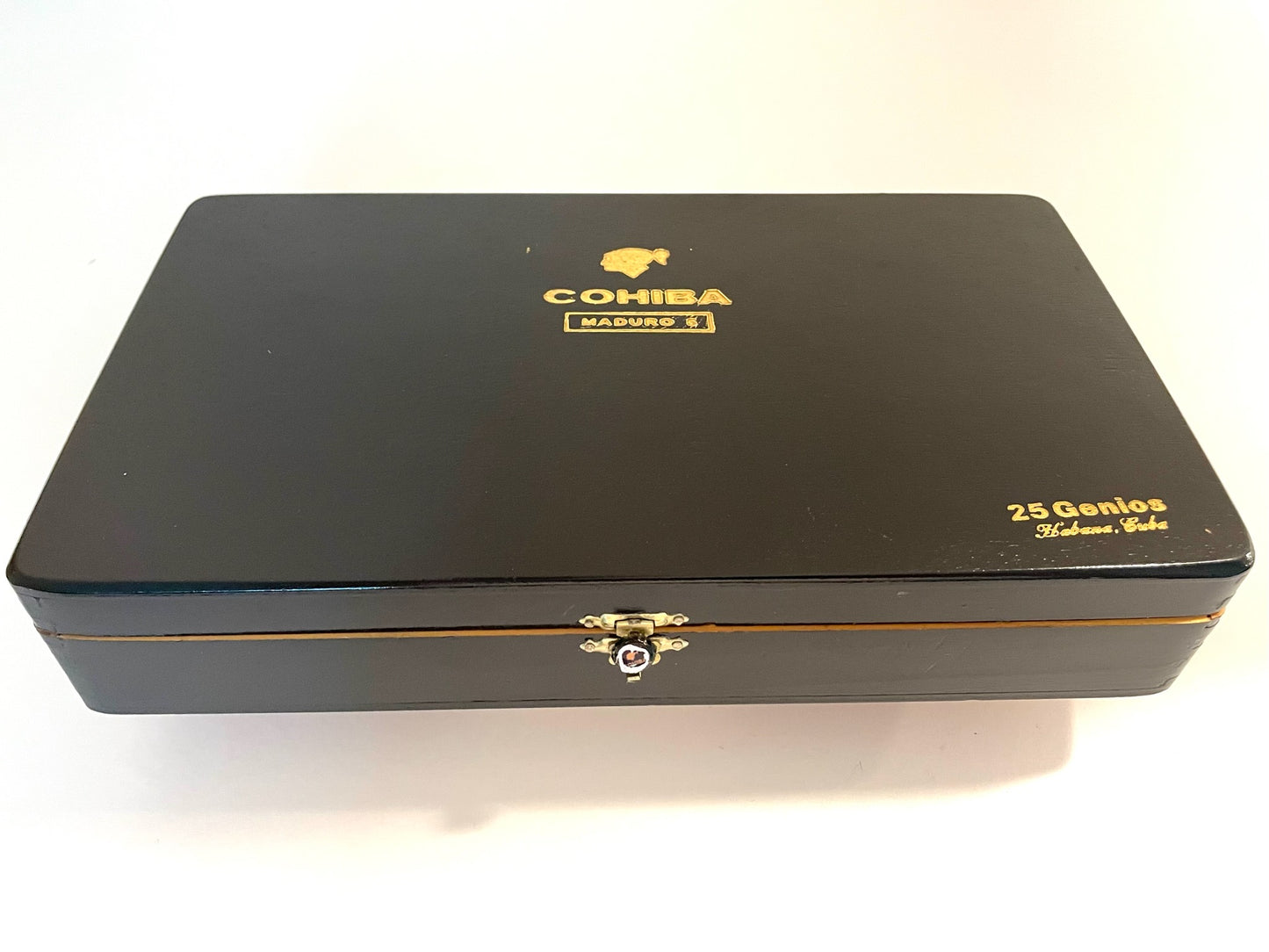 Cohiba Maduro Hand Made Black Humidor Box