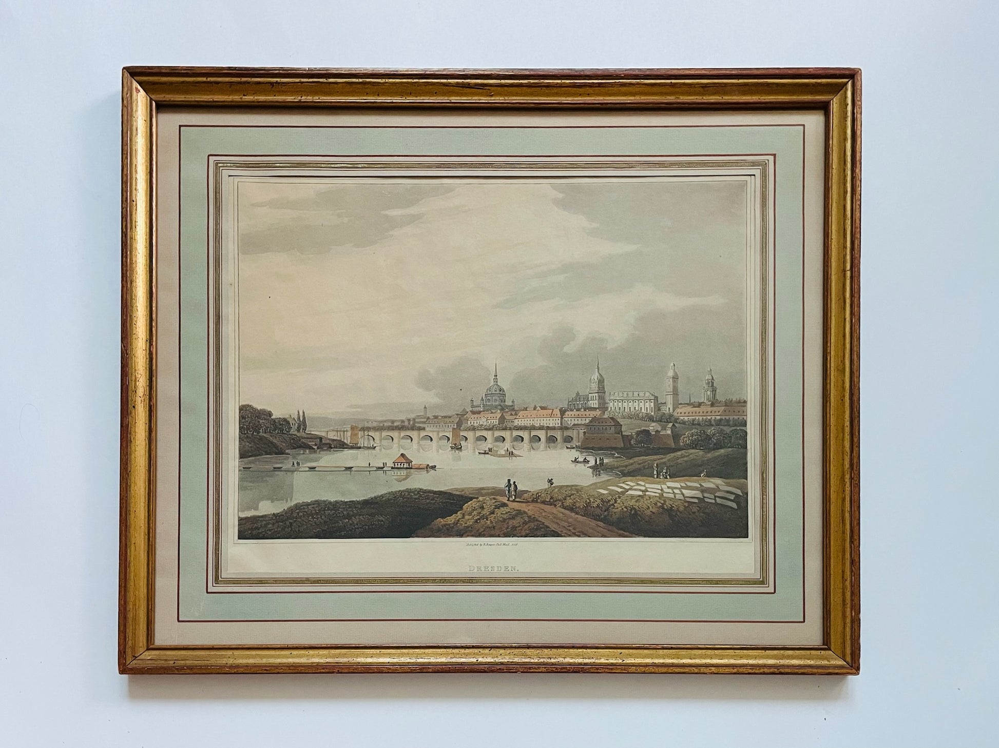 Published by Robert Bowyer Pall Mall 1815 DRESEDN Lithograph Print