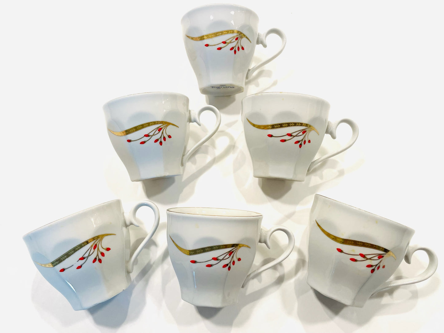 Tognana Espresso Cups Made in Italy Set of Six