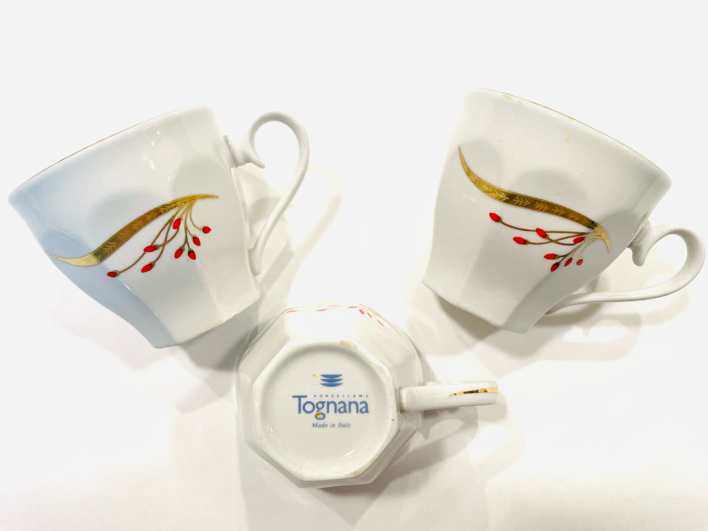 Tognana Espresso Cups Made in Italy Set of Six