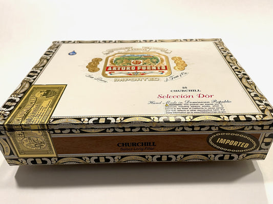 Arturo Fuente Churchill Selection Hand Made Rectangle Humidor Box