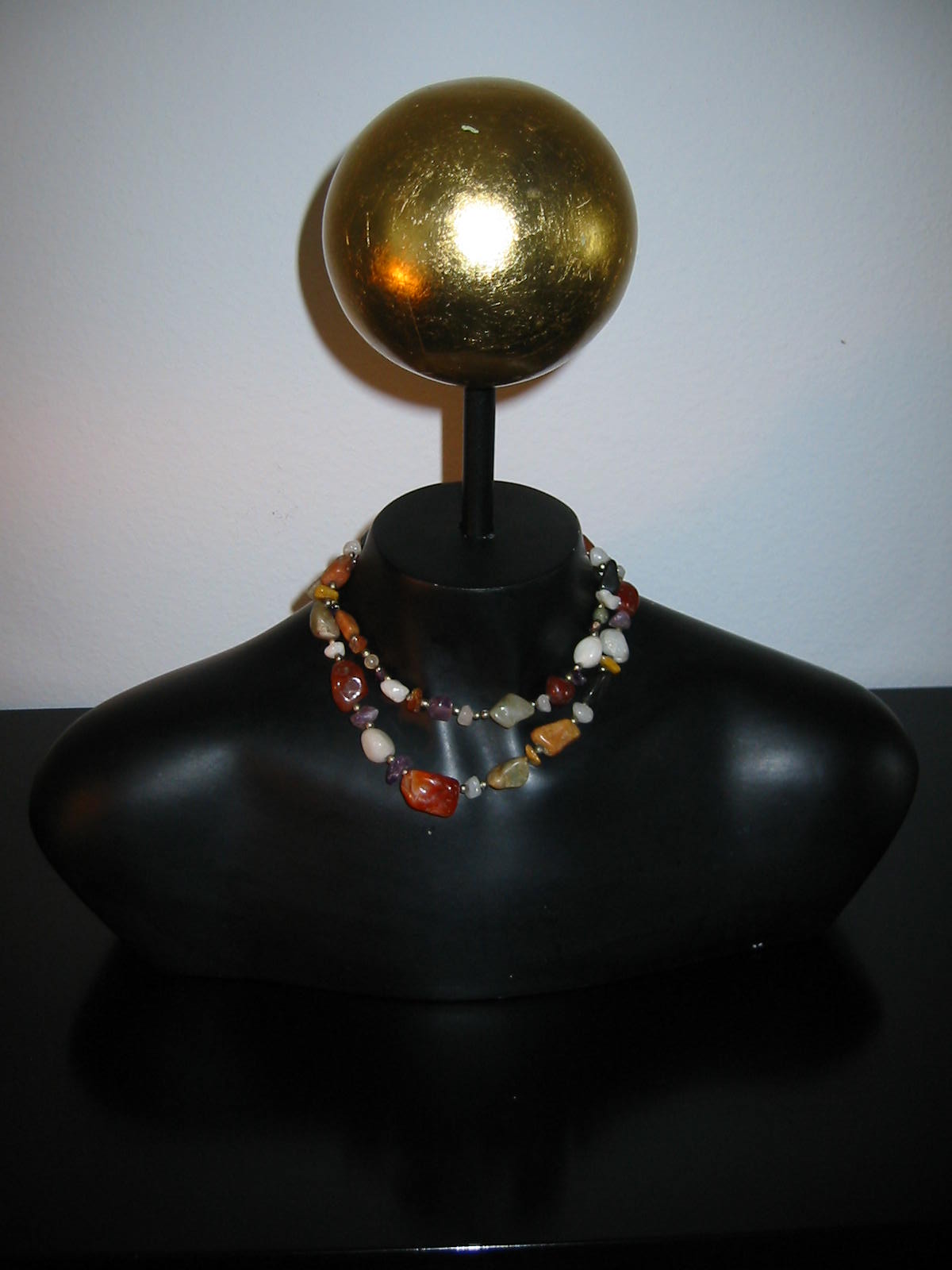 Carnelian Agate Beaded Necklace