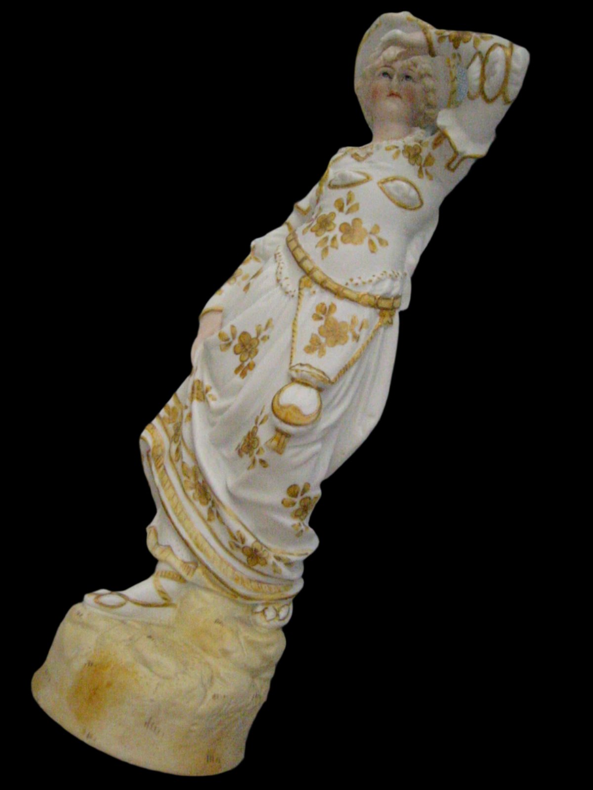 Aristocrat Bisque Figure Chinoiserie Statue