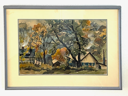 Ruth Van Sickle Ford Impressionist Watercolor Landscape