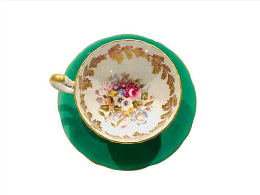 Aynsley England Fine Bone China English Teacup Saucer 