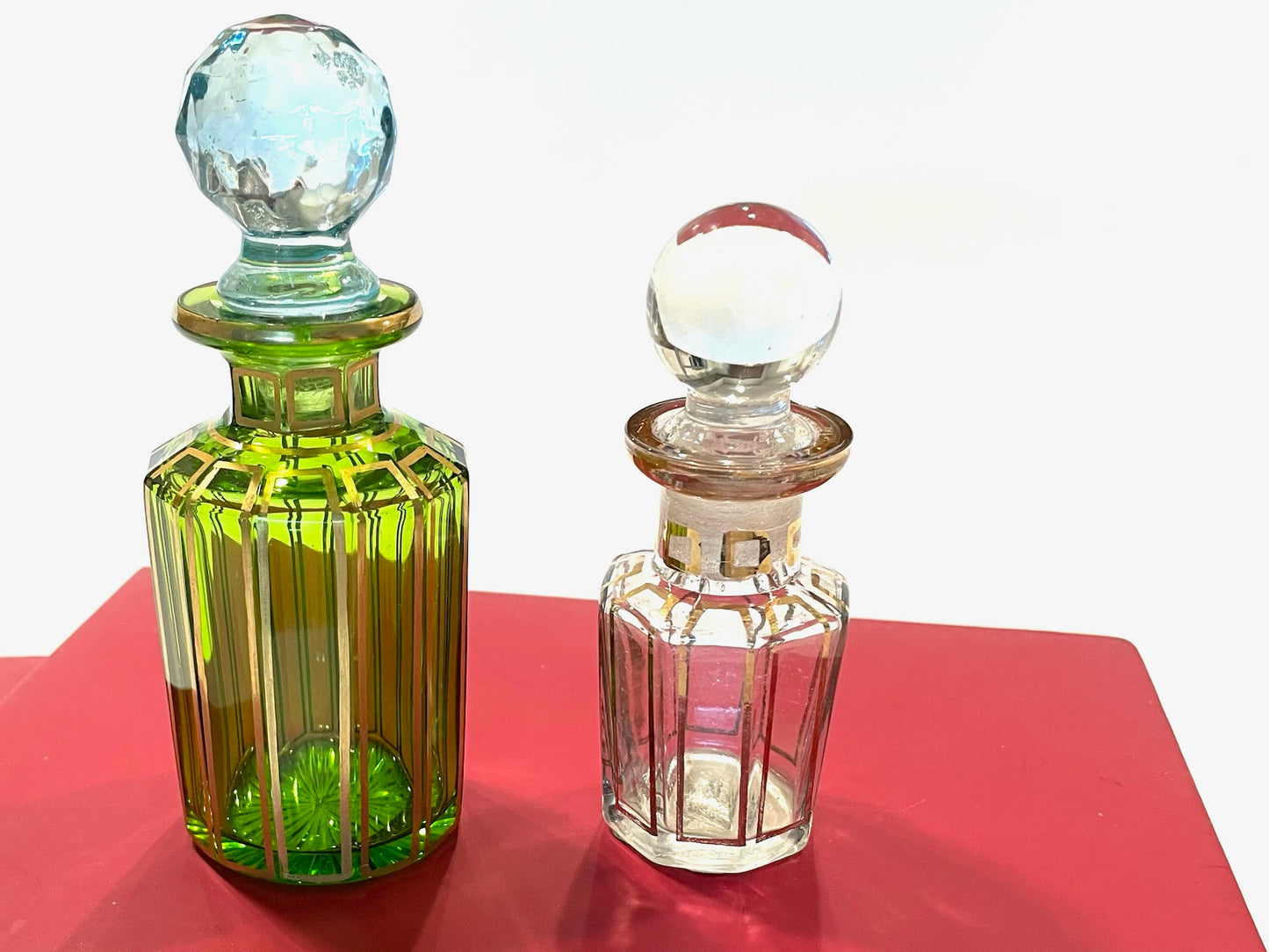 Baccarat Hand Made Glass Perfume Bottles