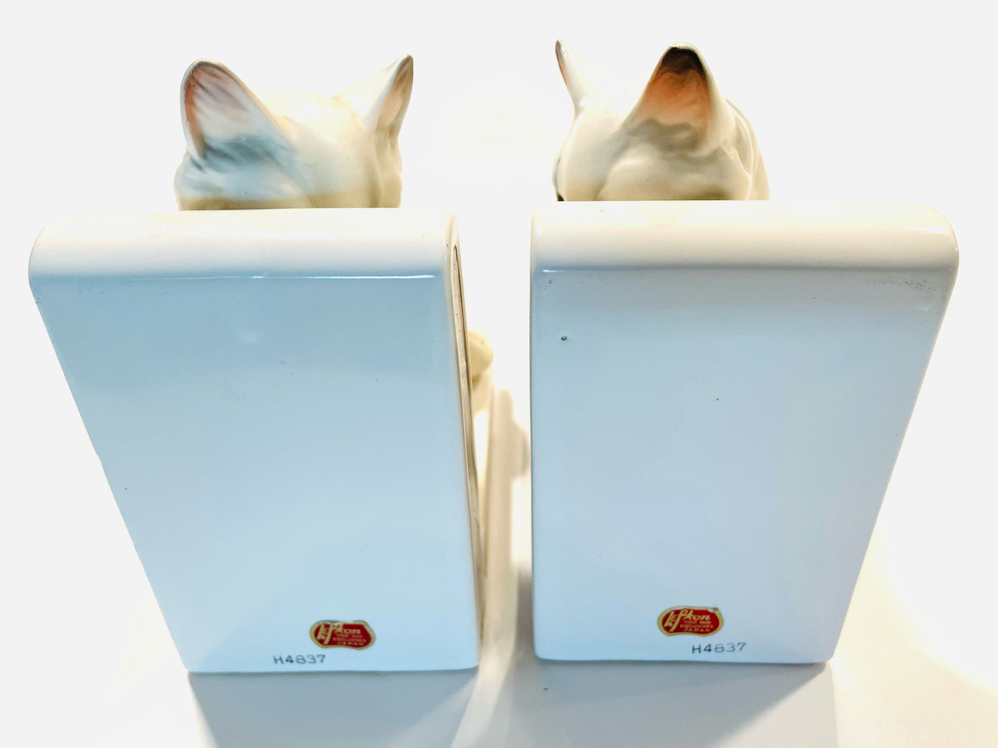 Lefton Cat Bookends Excusively Made In Japan Mid Century Statues