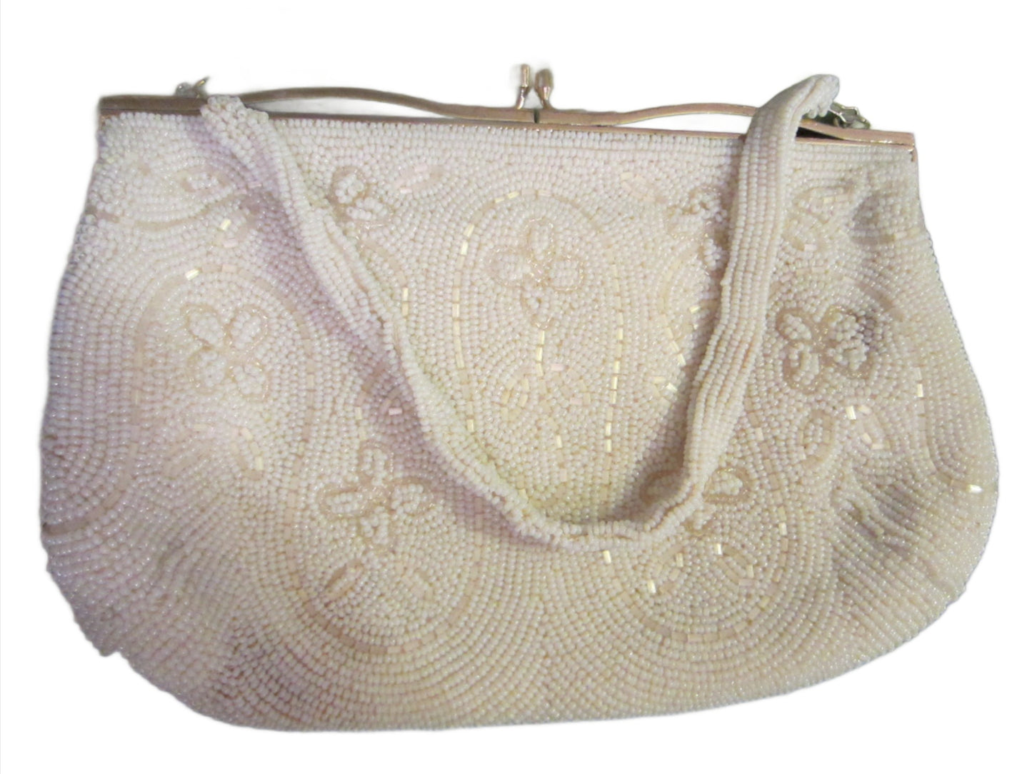 White Beaded Purse Broadway Department Store Japan Exclusive