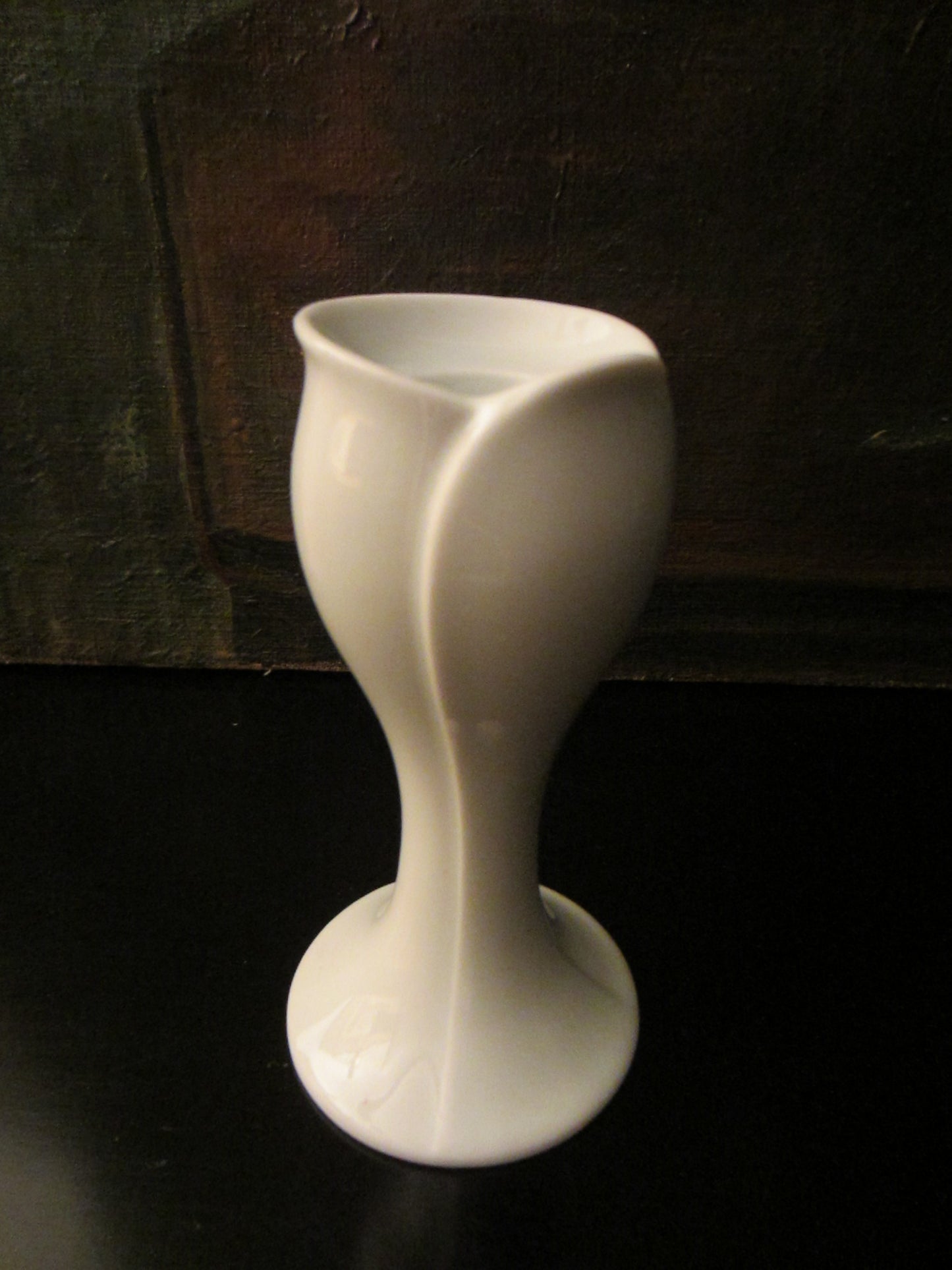 Royal Porzellain Bavaria KPM West Germany White Candlestick