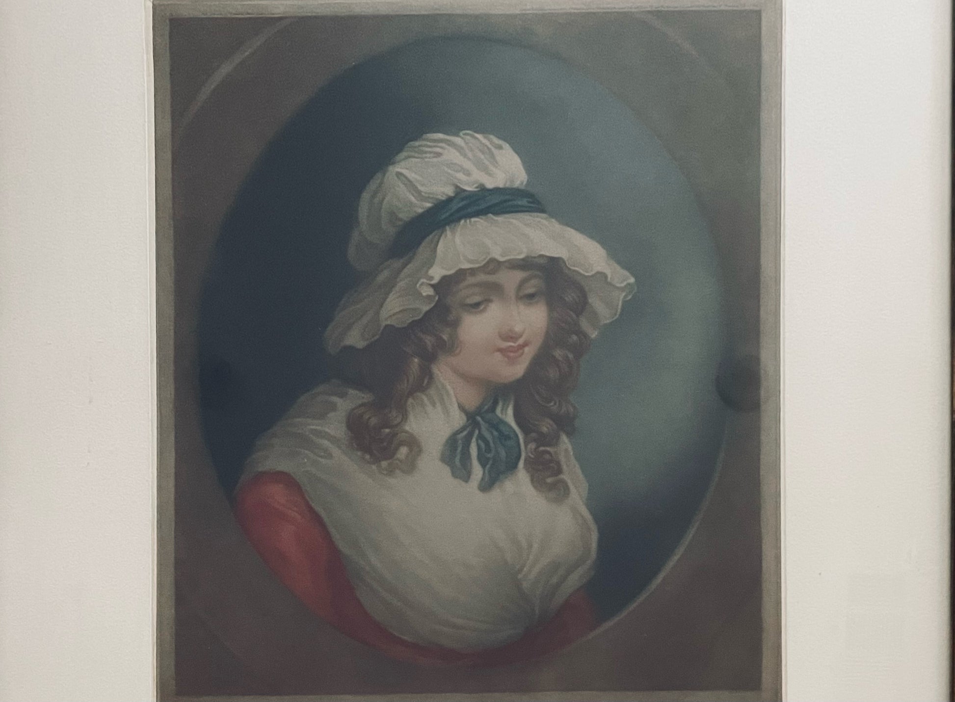 Susie Mezzotint Portrait Howard Greenhead After George Morland Provenanced