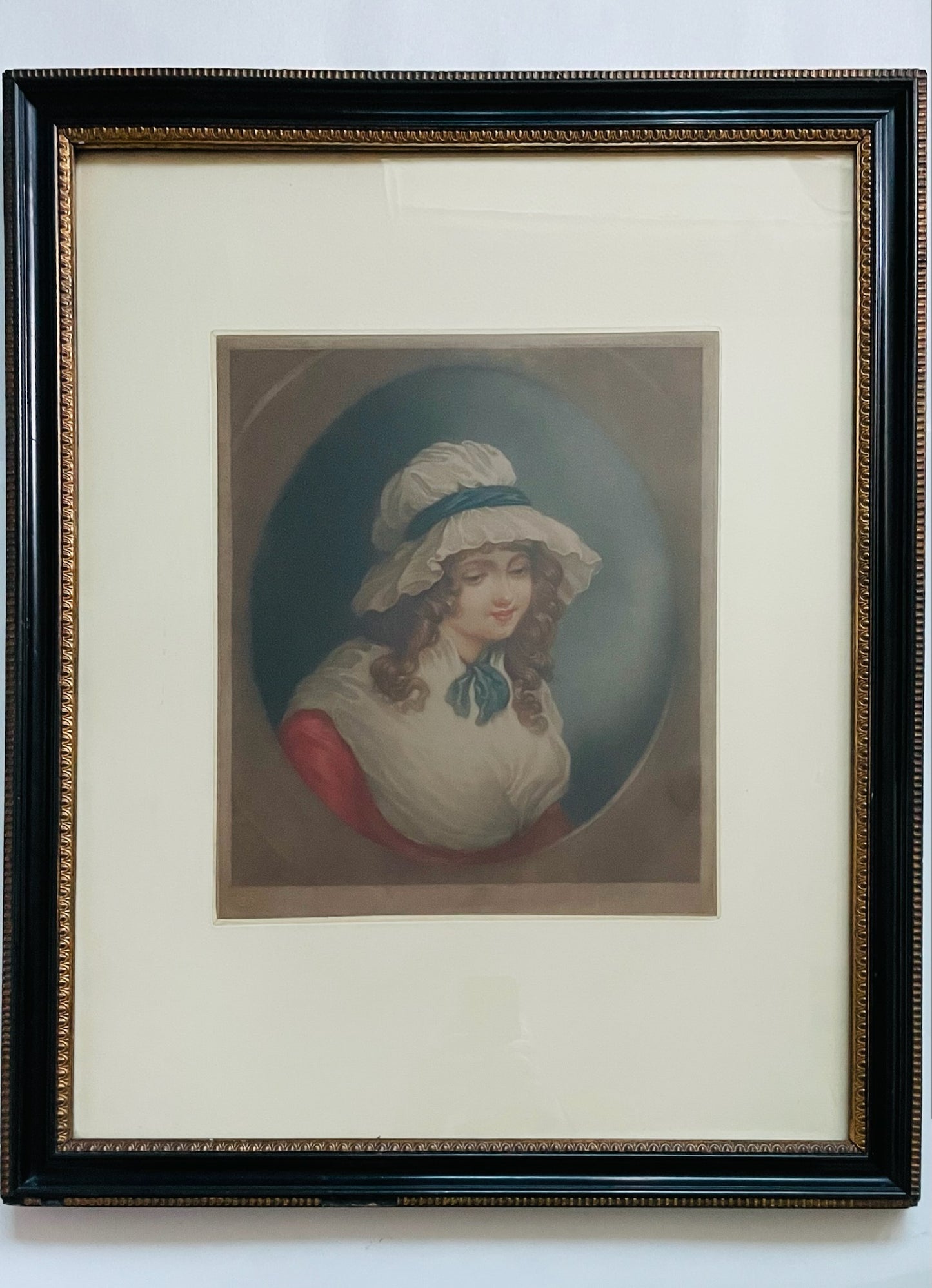 Susie Mezzotint Portrait Howard Greenhead After George Morland Provenanced