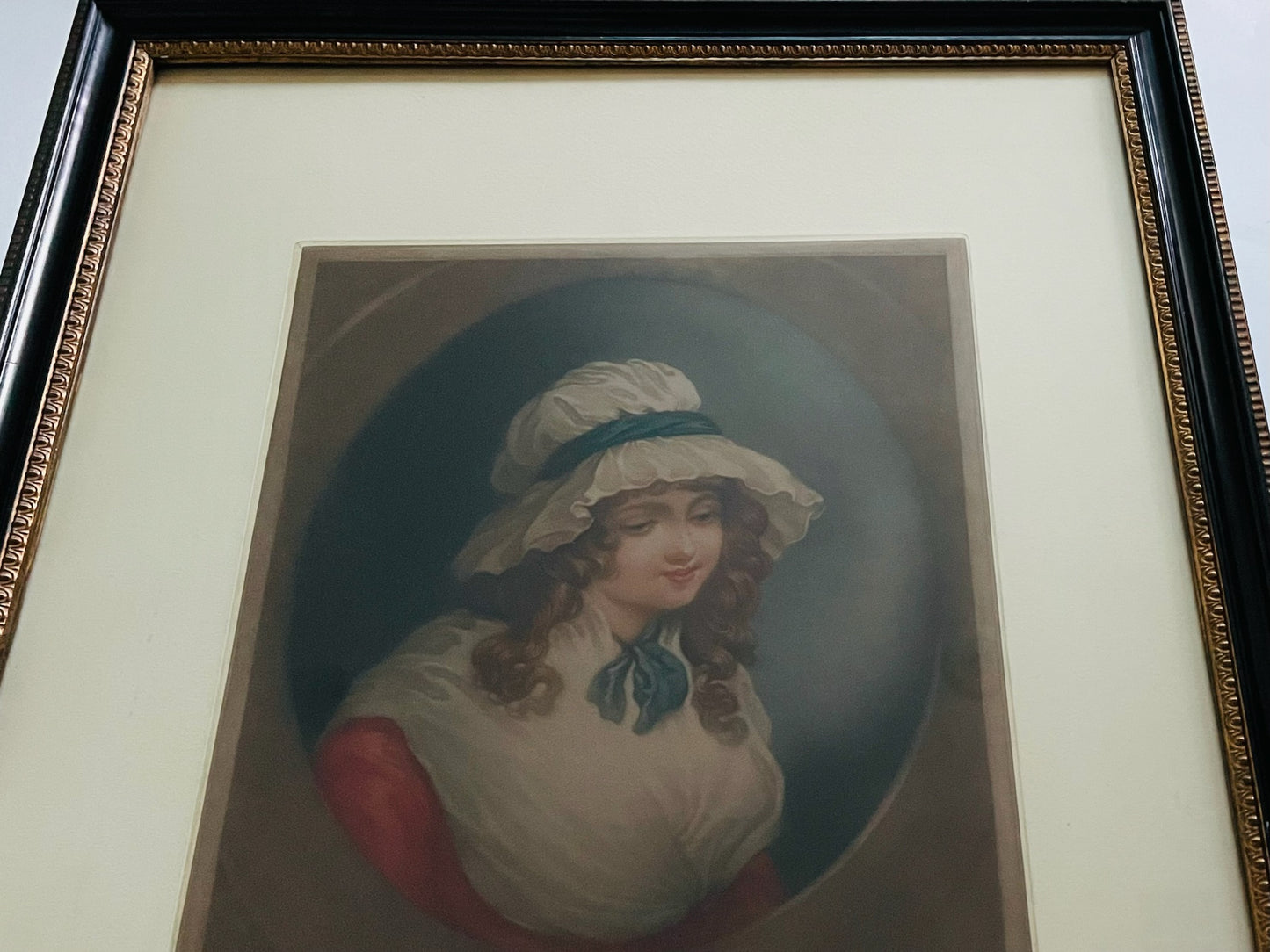 Susie Mezzotint Portrait Howard Greenhead After George Morland Provenanced