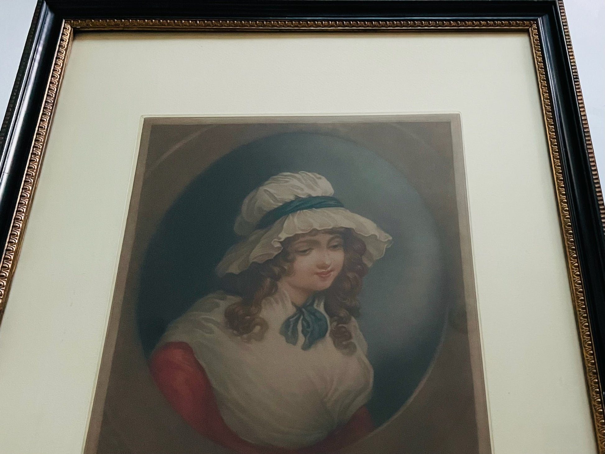 Susie Mezzotint Portrait Howard Greenhead After George Morland Provenanced