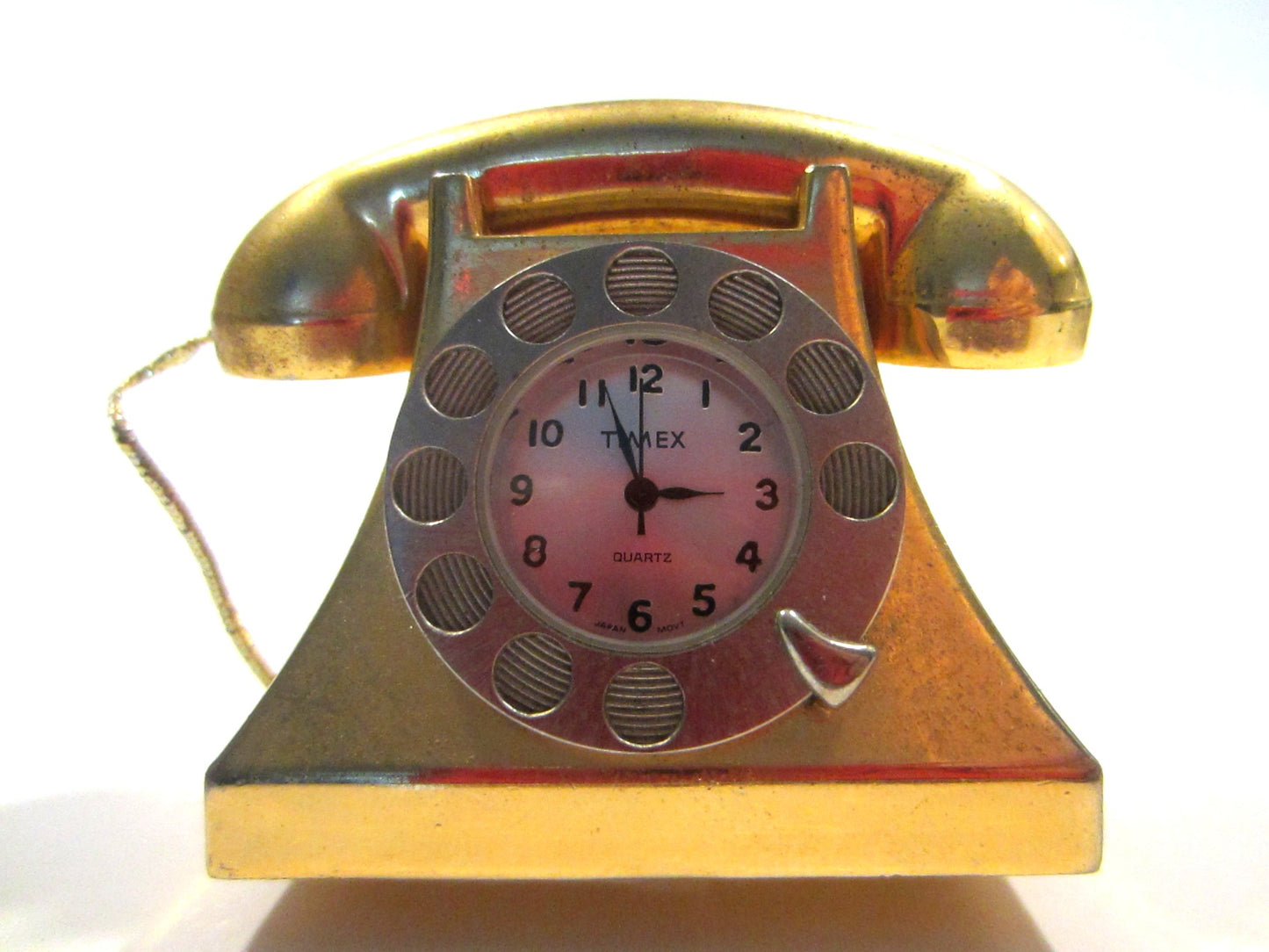 Timex Mini Telephone Quartz Clock Japan Movement