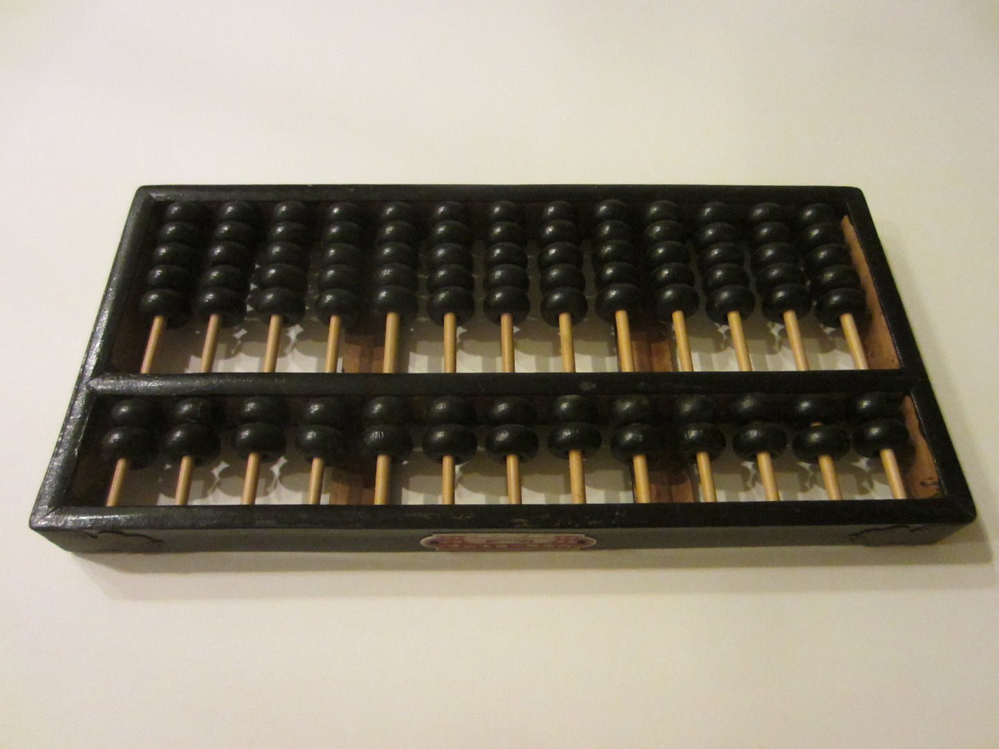 Classic Chinese Abacus With Makers Mark - Designer Unique Finds 