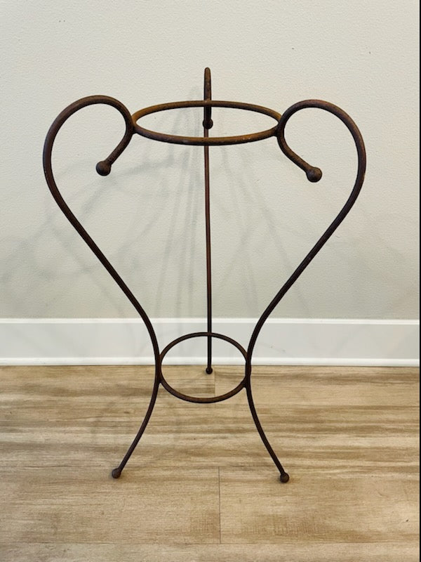 Architectural Metal Tripod Planter Stand