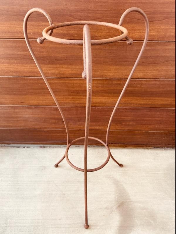 Architectural Metal Tripod Planter Stand 