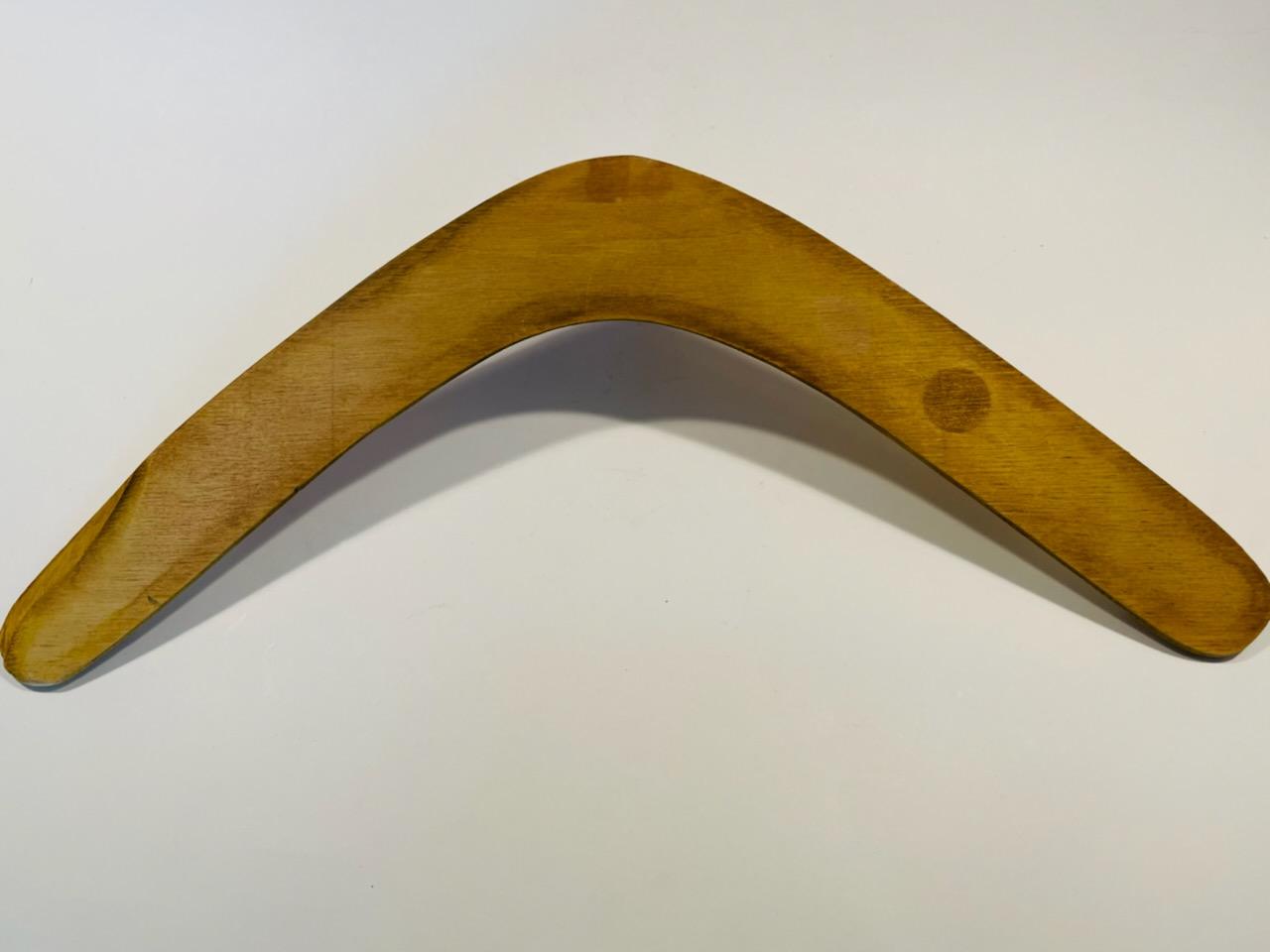 Boomerang Hand Painted Curved Aboriginals Australia Throwing Stick