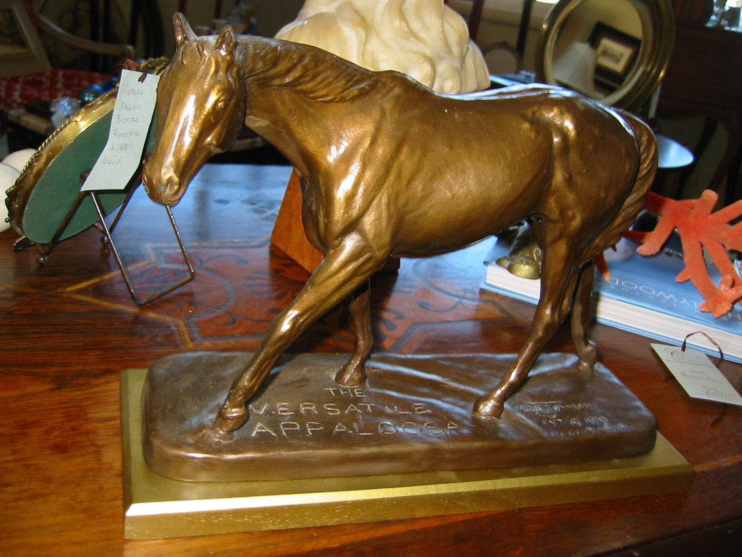 Ben Johnson Bronze Horse Sculpture The Versatile Appaloosa - Designer Unique Finds 