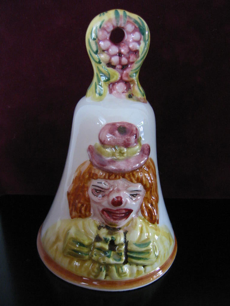 Capodimonte Italy Majolica Figurative Hand Painted Signed Ceramic Bell - Designer Unique Finds 
 - 3