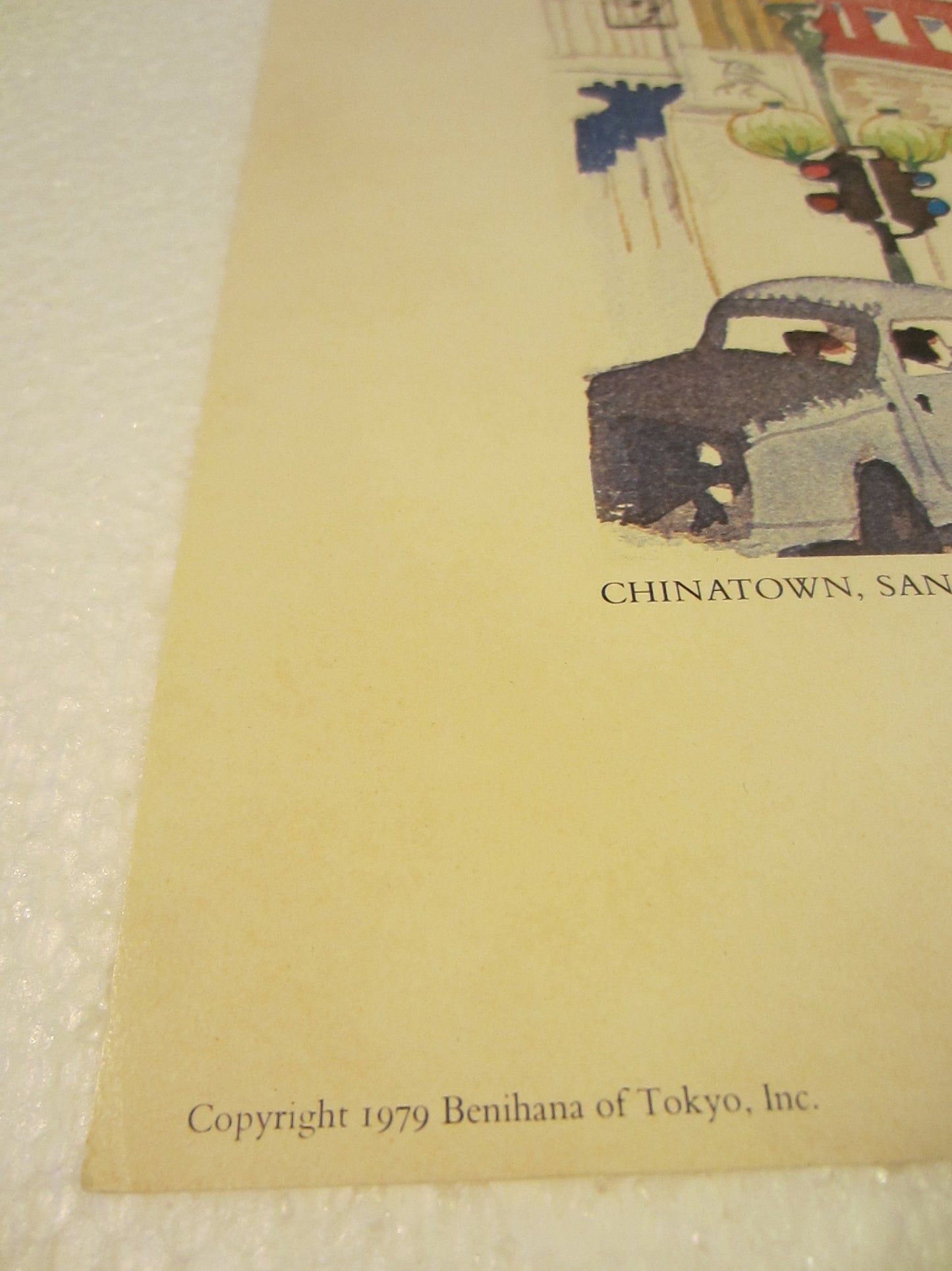 Dong Kingman Chinatown San Francisco Copyright 1979 Benihana Tokyo Inc Lithograph - Designer Unique Finds 
 - 5