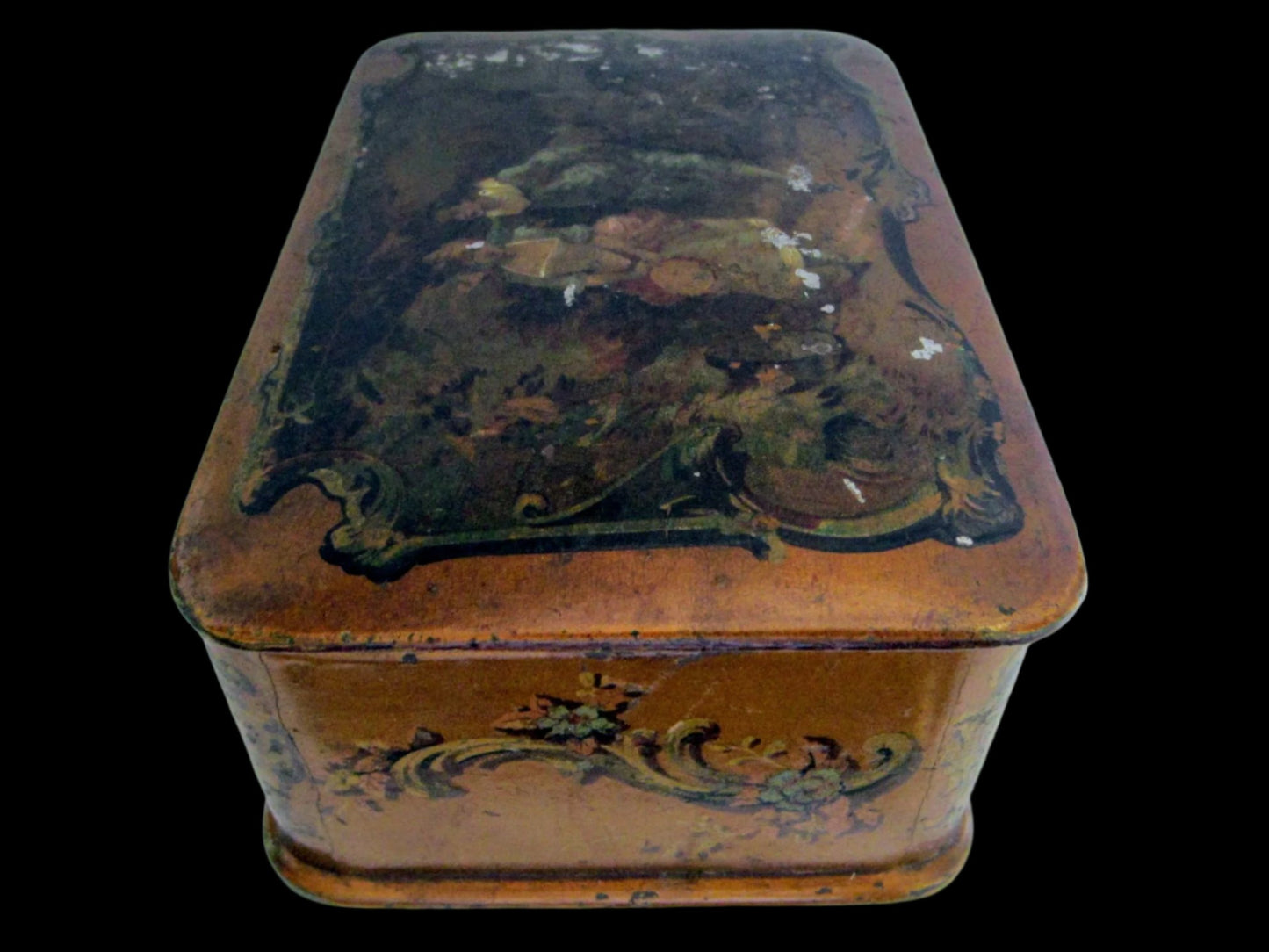 Baroque Milano Primitive Romantic Box Hand Painted Scripted