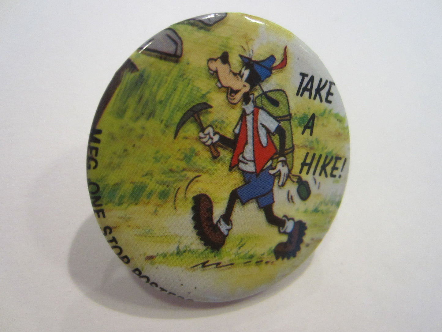 Take A Hike Goofy Pin One Stop Posters 1987 Walt Disney Button