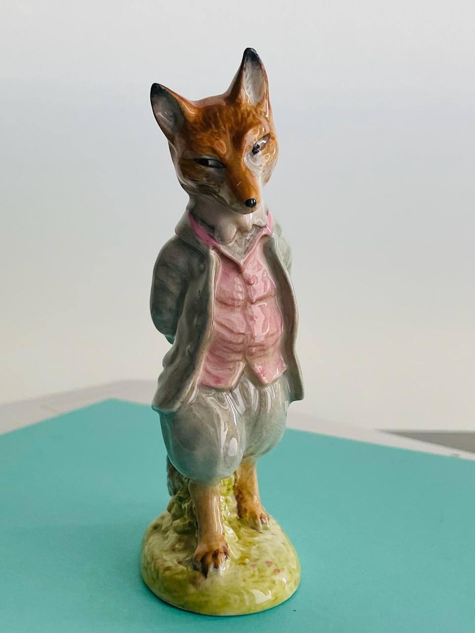 Beswick England Beatrix Potters Foxy Whiskered Gentleman