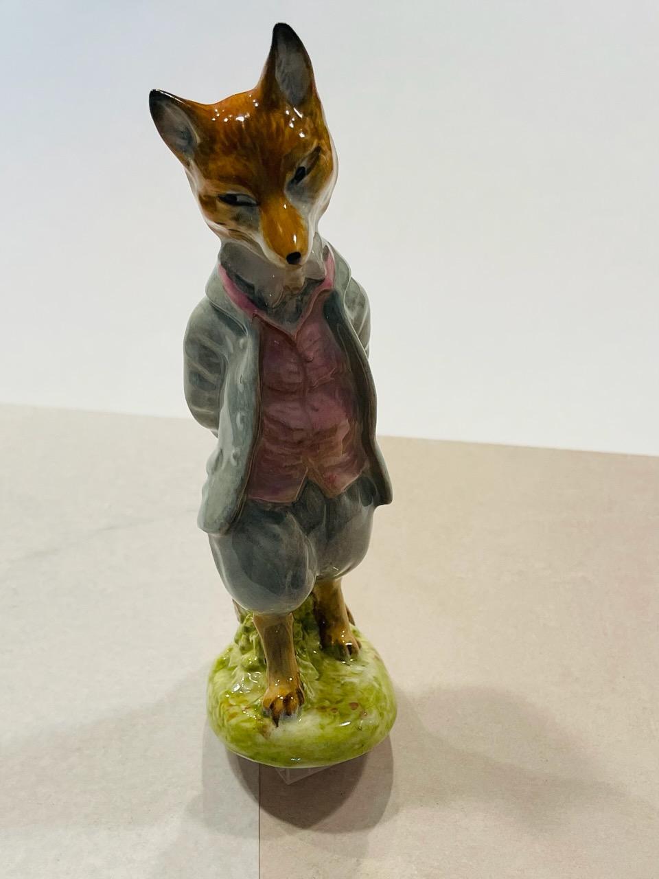 Beswick England Beatrix Potters Foxy Whiskered Gentleman