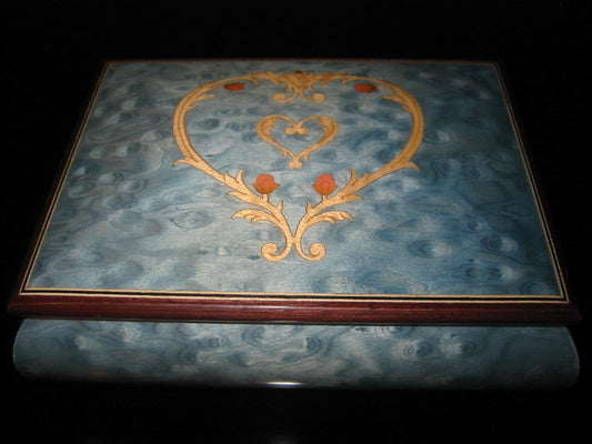 Giglio Asia Sorrento Italy Blue Jewelry Box San Francisco Music Company - Designer Unique Finds 
 - 1