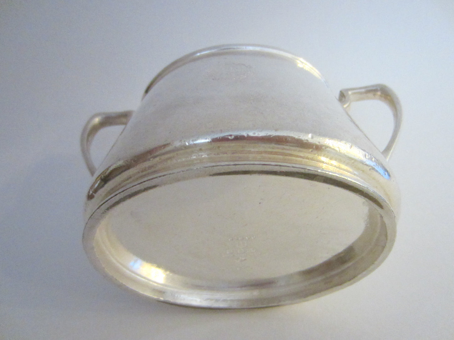 Room Service Victorian Style Hotel Solder Plated Creamer Sugar W Hallmarks