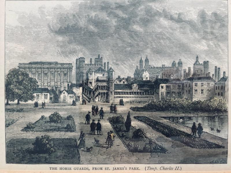 The Horse Guard From St James Park Temp Charles II Illustration