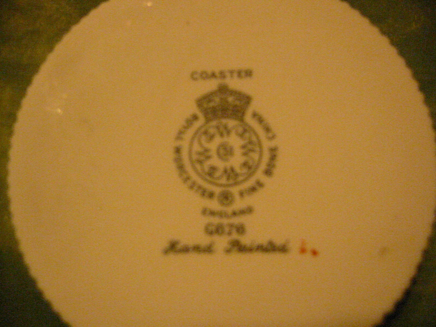 Royal Worcester Fine Bone China England Game Birds China Enameled Coasters - Designer Unique Finds 