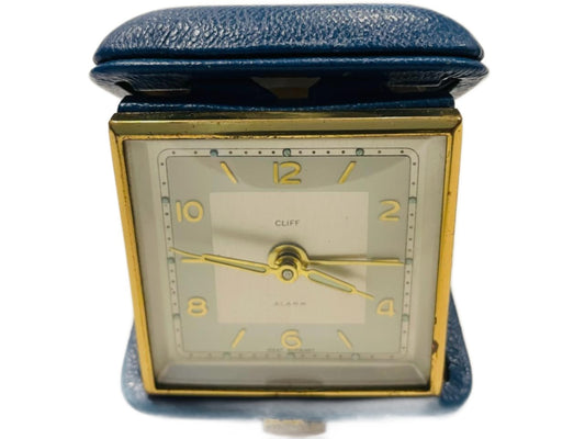 West Germany Cliff Folding Alarm Desk Clock 