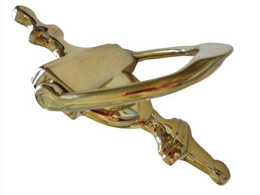 Contemporary Brass Classic Urn Modern Door Knocker - Designer Unique Finds 