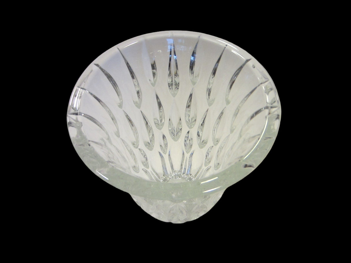 Marquis By Waterford Modern Clear Hand Cut Rain Drops Crystal Vase