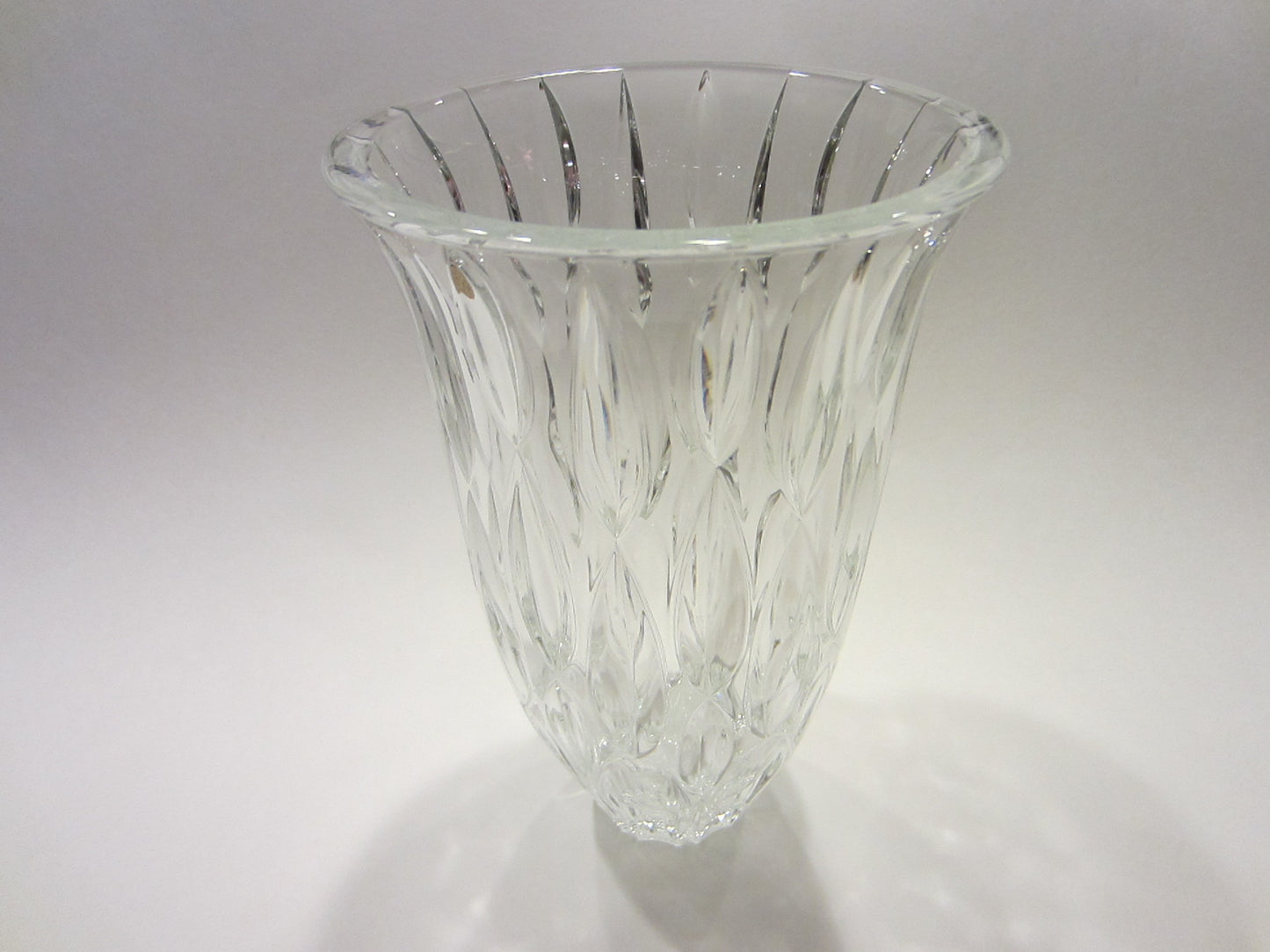 Marquis By Waterford Modern Clear Hand Cut Rain Drops Crystal Vase