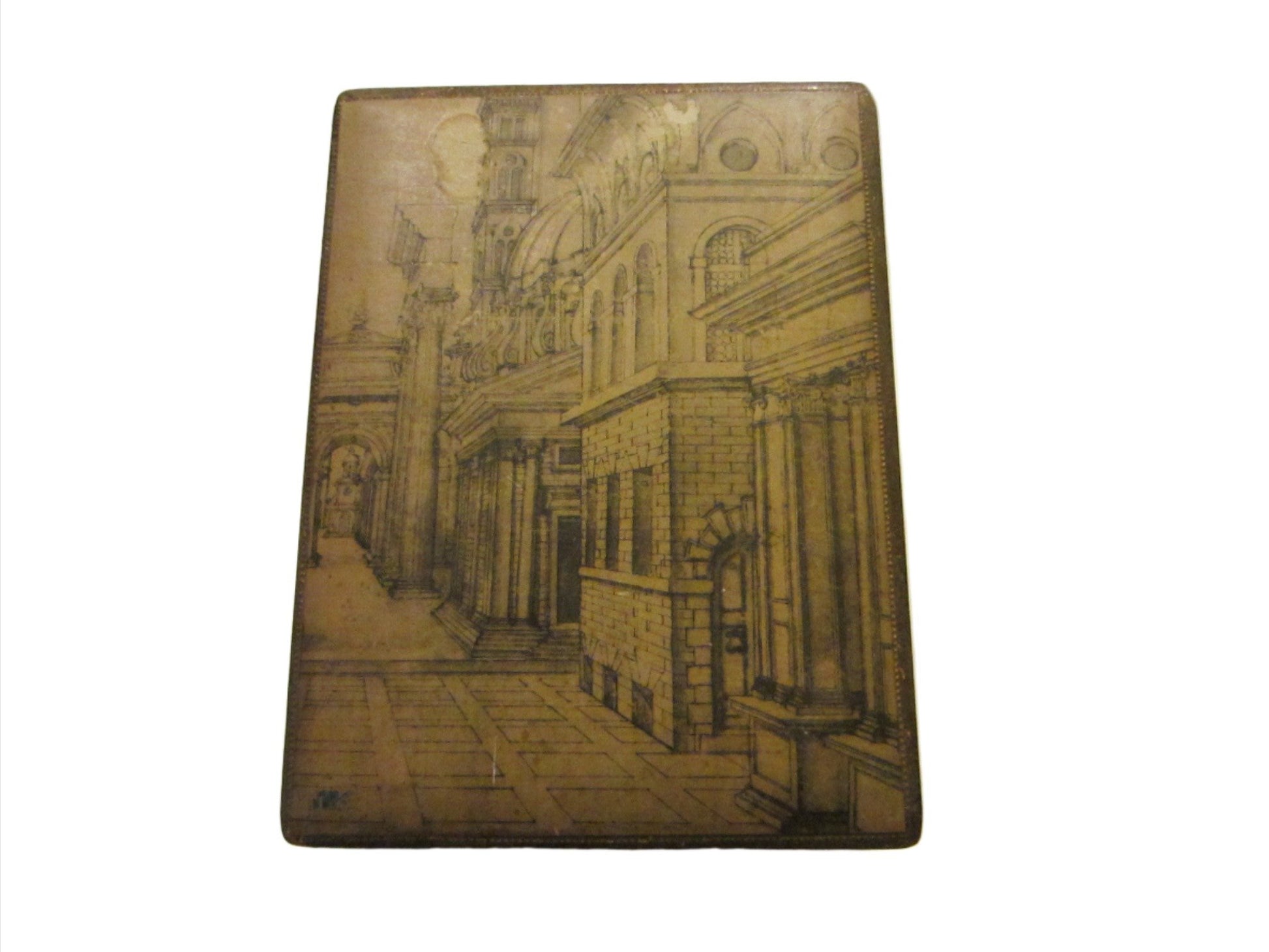 Fratelli Alinari Florence Italy Architectural Print Florentine Box - Designer Unique Finds 
 - 3