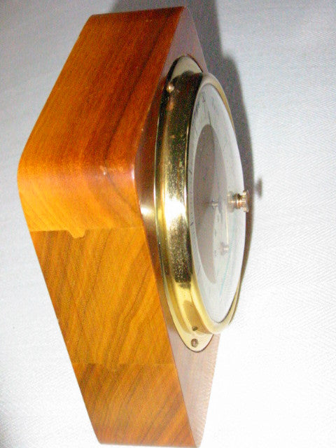 Swift Anderson Genuine Walnut Brass Barometer Made in Boston Mass - Designer Unique Finds 
 - 4