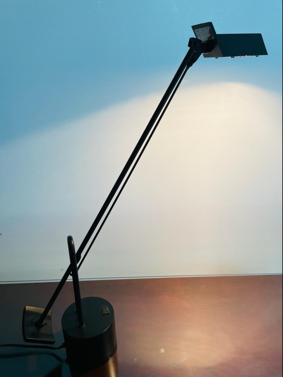 Architectural Modern Industrial Black Metal Table Lamp